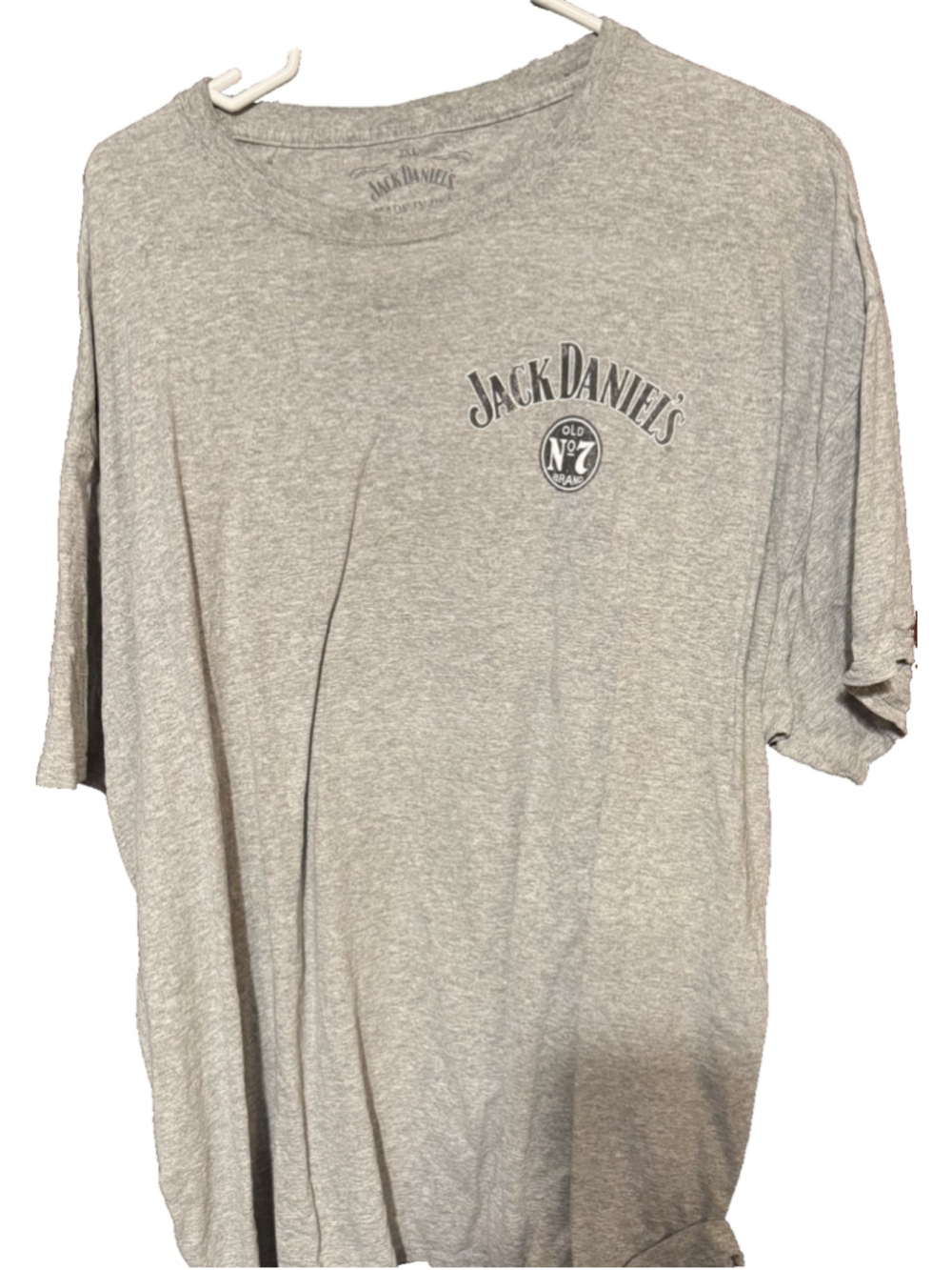 Jack Daniels Old Number 7 Gray T-Shirt Men Size XXL